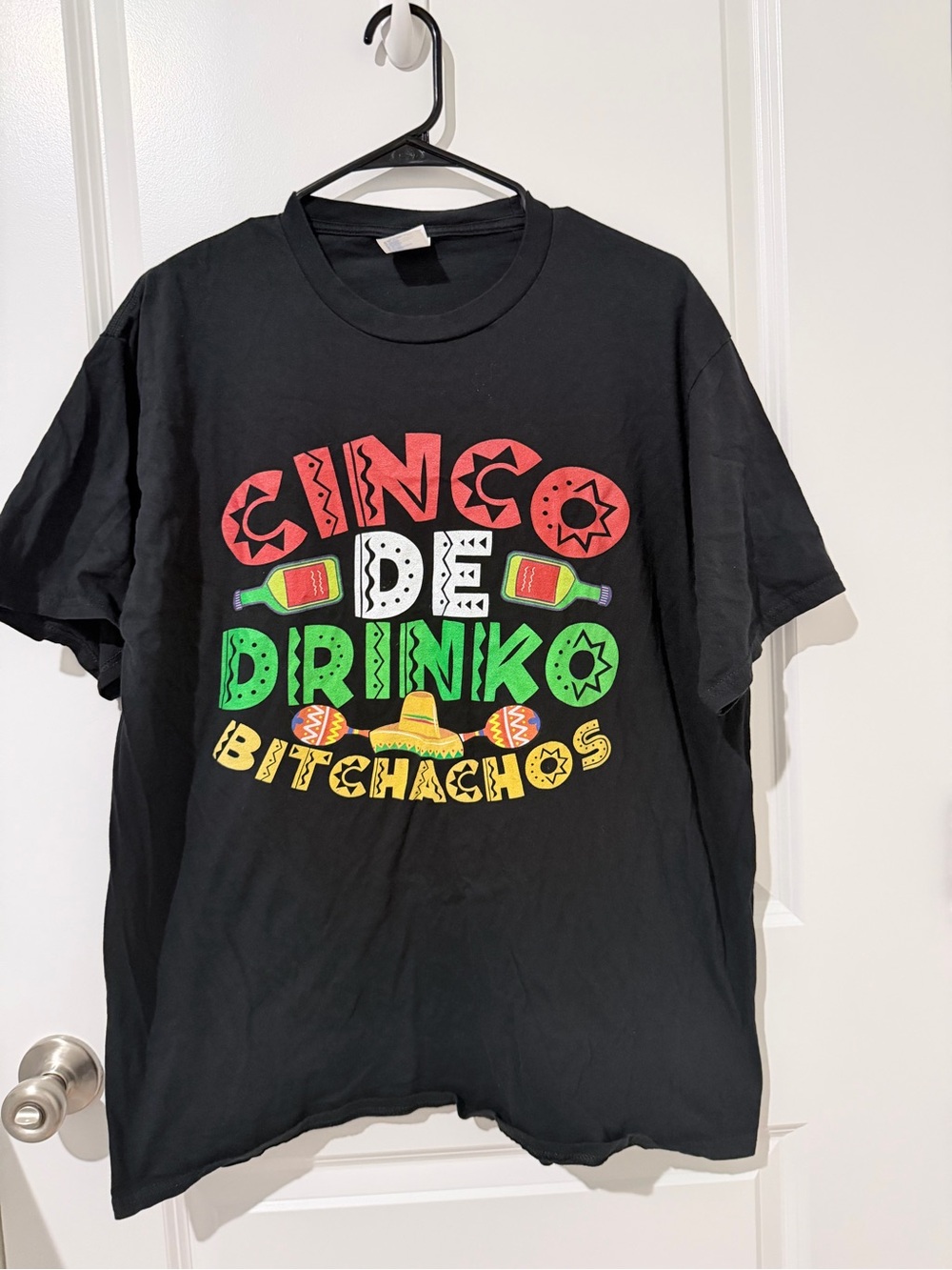 Black 'Cinco De Drinko' Graphic Tee